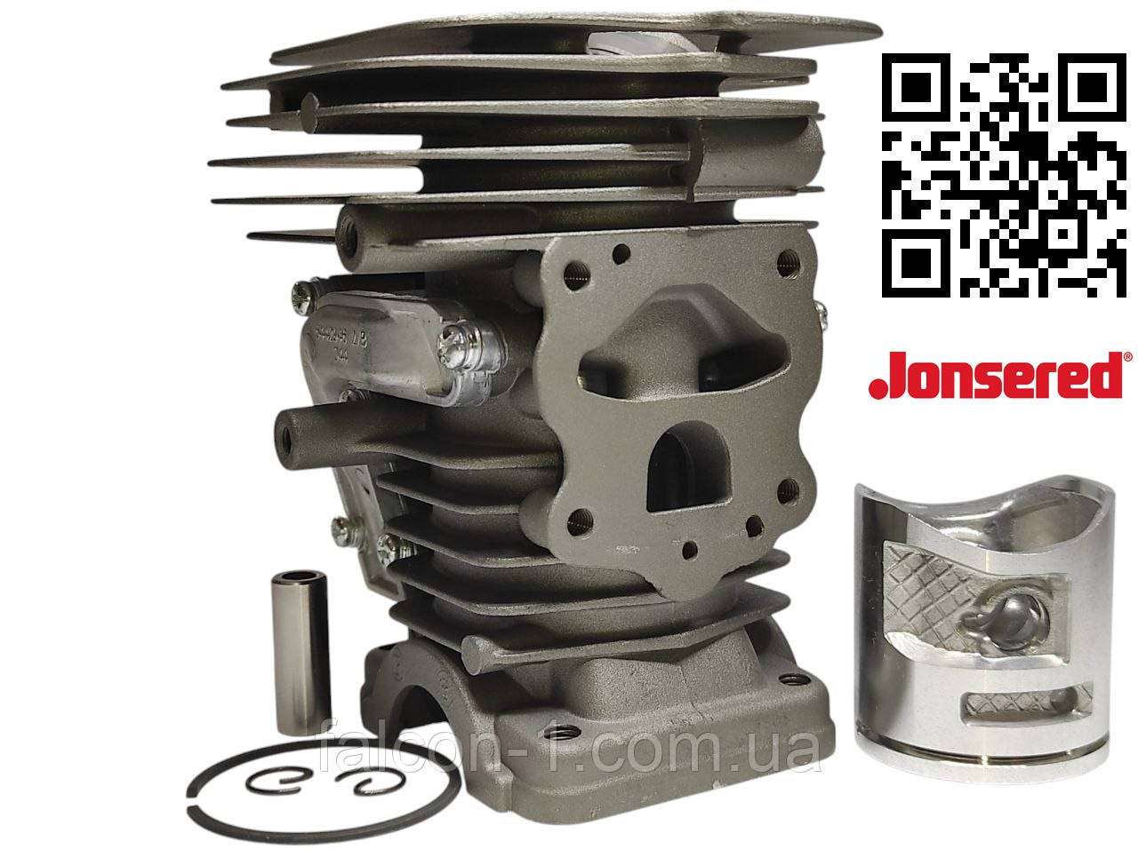 Поршнева Jonsered  CS 2240S циліндр з поршнем на бензопилу CS 2245 II  ЦПГ для ланцюгових бензопил 5441199-04 5441199-02