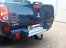 Фаркоп Mitsubishi L200 2006-2015 (Мітсубісі Л200) без підрізу бампера, фото 5