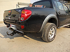 Фаркоп Mitsubishi L200 2006-2015 (Мітсубісі Л200) без підрізу бампера, фото 4