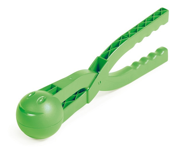 Сніжколіп пластиковий одинарний , Snowballee Prosperplast, для ліплення круглих сніжок 7,5 см Зелений, фото 1