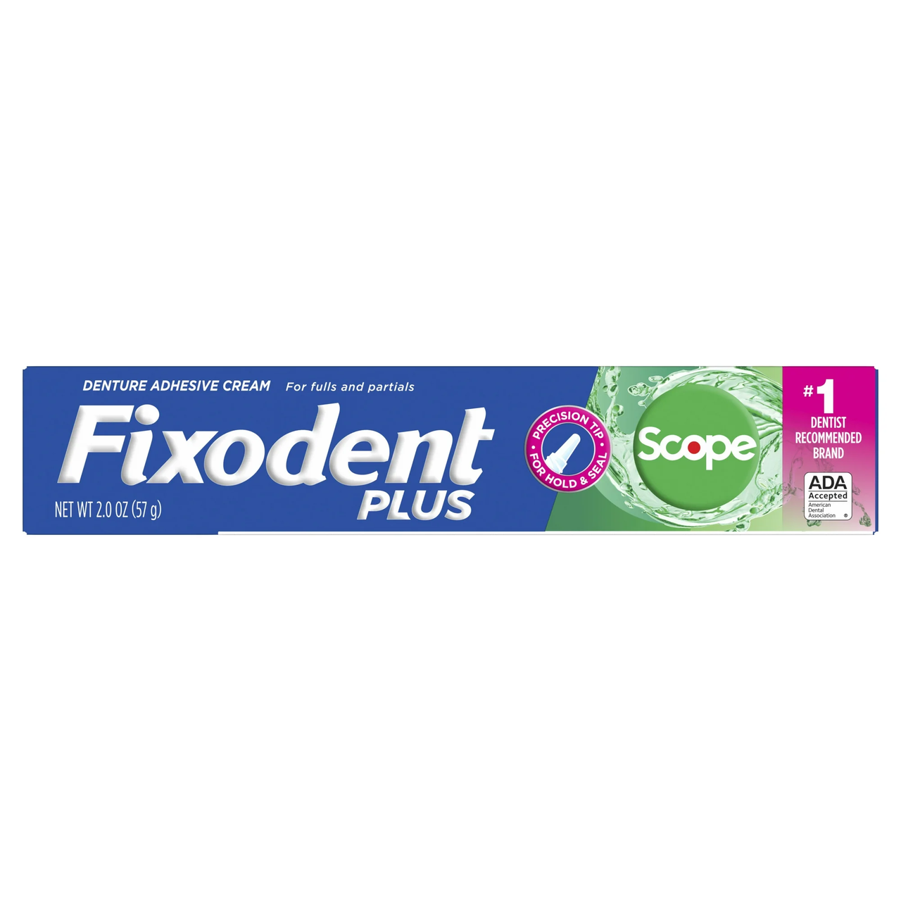 Крем для фіксації зубних протезів Fixodent Plus Scope 57 г