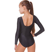 Купальник для танців і гімнастики з довгим рукавом із біфлексу зріст 100-110 см