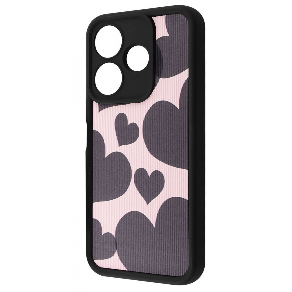 Чохол WAVE Artfull Case для Xiaomi Redmi 13 4G/Poco M6 4G/Note 13R Black Hearts