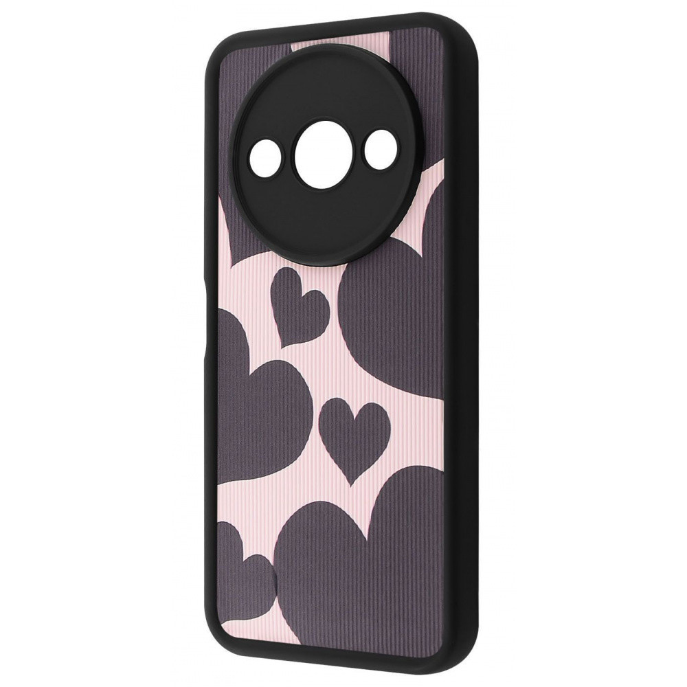 Чохол WAVE Artfull Case для Xiaomi Redmi A3 Black Hearts