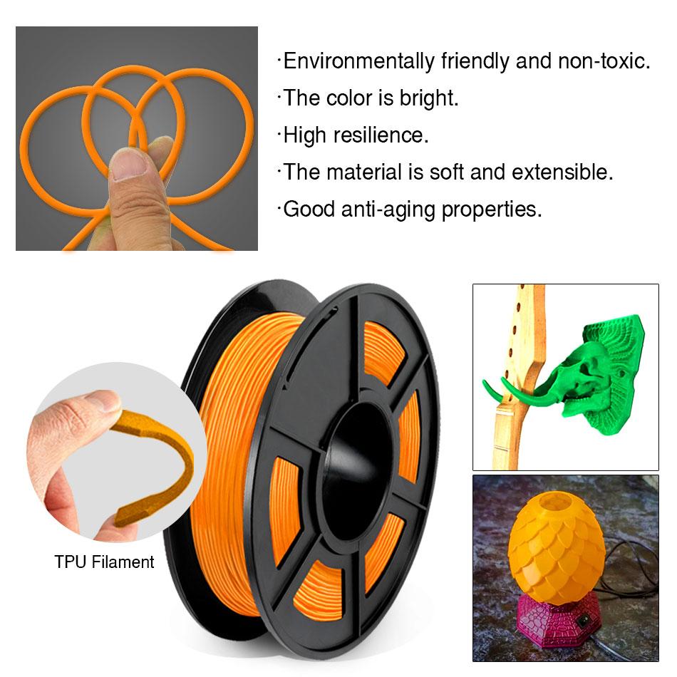 Пластик філамент для 3D-друку SUNLU TPU 0.5kg