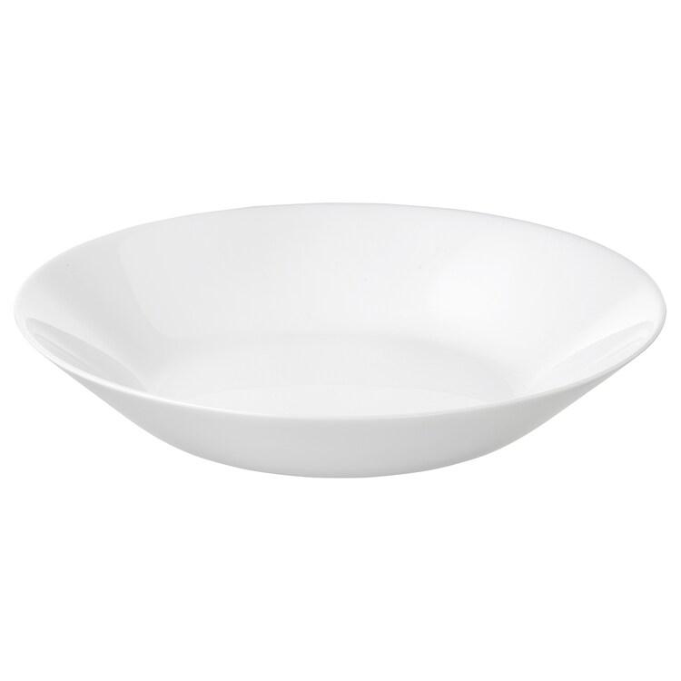 Тарілка глибока IKEA OFTAST Діаметр - 20 см Скляна 003.189.42, фото 1