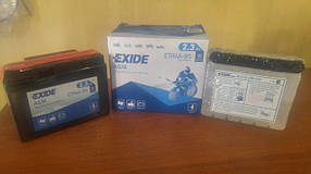 Акумулятор для мотоцикла гелевий EXIDE YTR4A-BS 2.3 Ah 85x48x113