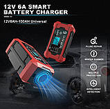 Зарядний пристрій DC для заряджання акумулятора автомобіля 12V/10A, фото 3