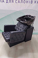 Перукарська мийка Beatrice, чорний колір