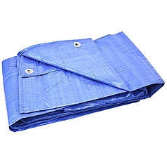 Брезент із люверсами королівський синій 10х18 м +/-5% Geko G01973