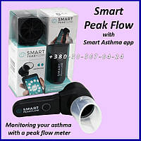 Пікфлометр із застосунком для моніторингу астми Smart Peak Flow with Smart Asthma app