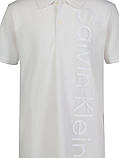 Футболка-поло Calvin Klein з логотипом 1159822192 (Білий M), фото 3
