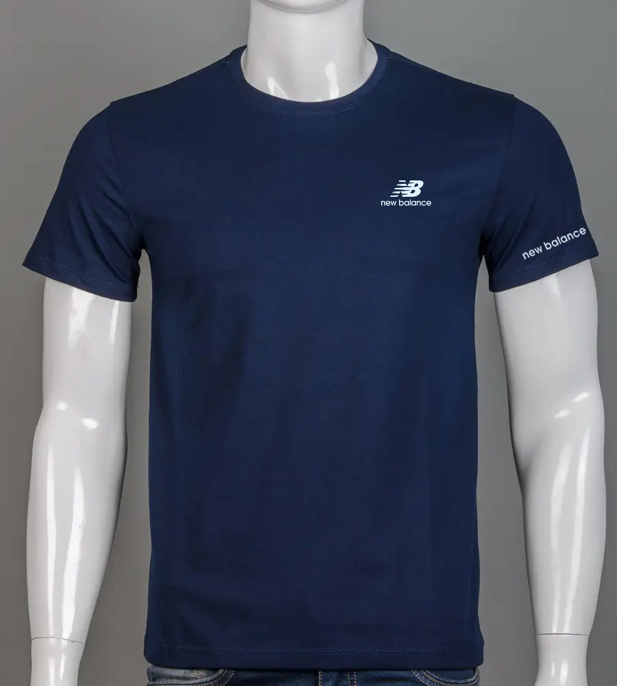 Футболка чоловіча New Balance 2419м (Уп.4шт M-XXL), Темно-синій
