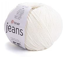 Пряжа Jeans 03 молочний