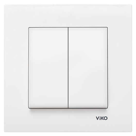 Вимикач 2-й Білий Karre Viko, 90960002