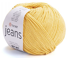 Пряжа Jeans 35 жовтий
