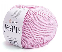 Пряжа Jeans 36 рожевий