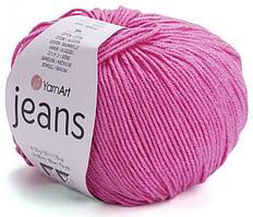 Пряжа Jeans 42 малиновий