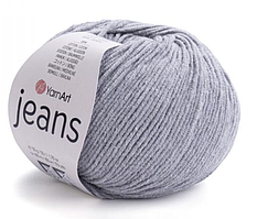 Пряжа Jeans 46 сірий