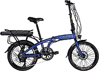 Велосипед с электроприводом 20" AL Dorozhnik eONYX 36B 12.5А*г 500Вт синий (матовий)