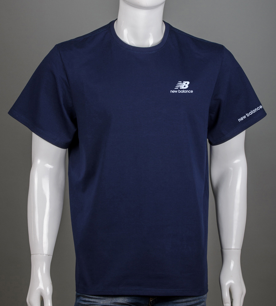 Футболка супер-батал New Balance 2419сб (Уп.2шт 5XL,6XL), Темно-синій