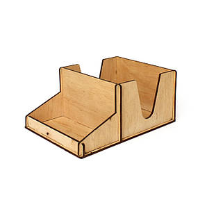 Органайзер для спецій та серветок 27*14,4*8 см фанера mz731328 MAZHURA