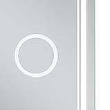 Дзеркало Mixxus Premium QUADRO MR20-120x80 з Led Touch, Anti-fog, димером, регулятором яскравості, лінз, фото 5