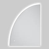 Зеркало Mixxus Premium TOPPER MS02-75x100 с Led Touch, Anti-fog, димером (3-6,5kK) (MP6634), фото 2