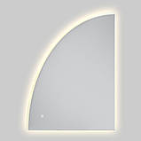 Зеркало Mixxus Premium TOPPER MS02-75x100 с Led Touch, Anti-fog, димером (3-6,5kK) (MP6634), фото 9