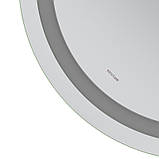 Зеркало Mixxus Premium ELLIPSE MV05-80x70-Reverse с Led Touch, Anti-fog, димером (3-6,5kK) (MP6643), фото 2