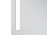 Дзеркало Mixxus Premium LINES MR17-120x60-Reverse з Led Touch, Anti-fog, димером, регулятором яскравості, фото 2