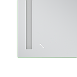 Дзеркало Mixxus Premium LINES MR17-120x60-Reverse з Led Touch, Anti-fog, димером, регулятором яскравості, фото 6