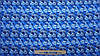 Трьохнитка з начосом (на флісі) колір блакитний "Квіткове небо" (Туреччина), фото 2