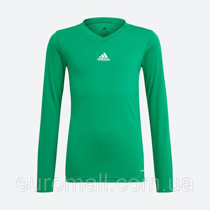 Компресійний дитячий реглан Adidas Team Base Tee GN7515, Бірюзовий, Розмір (EU) — 140 cm