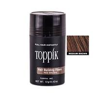 Загущувач для волосся Toppik medium brown 12 гр. (середньо-коричневий)