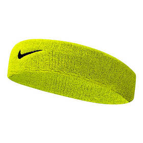 Махрова пов'язка на голову Nike Swoosh NN07-710, Салатовий, Розмір (EU) — 1SIZE