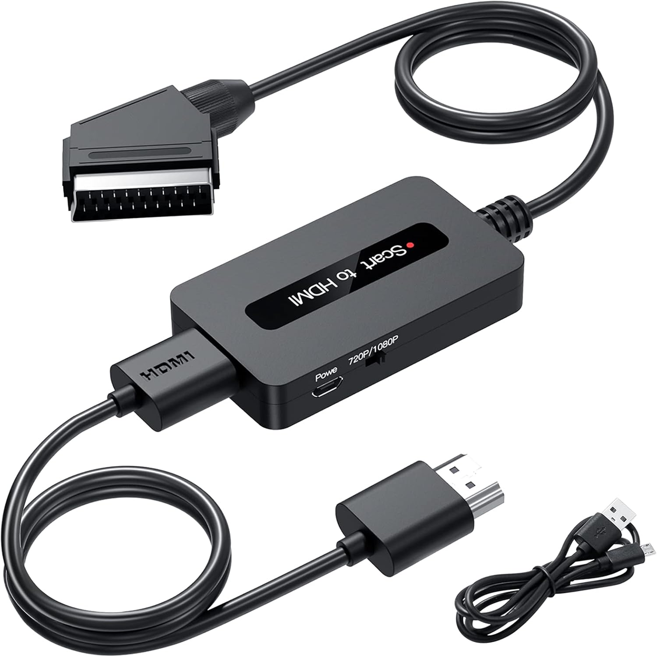 Конвертер SCART в HDMI з підтримкою 720p/1080p