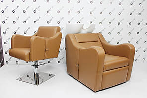 КОМПЛЕКТ меблів для салону Sorento: перукарська мийка та крісло перукаря гідравліка VM2032*+876