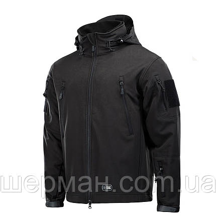 M-Tac куртка Soft Shell з підстібкою Black 2XL, фото 1