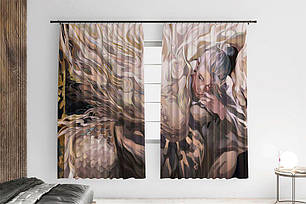 Штори з принтом «Suguru Geto. White hair. Jujutsu Kaisen», фото 1