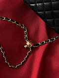 Сумка жіноча клатч Chanel класична Lambskin чорний Шанель, фото 4