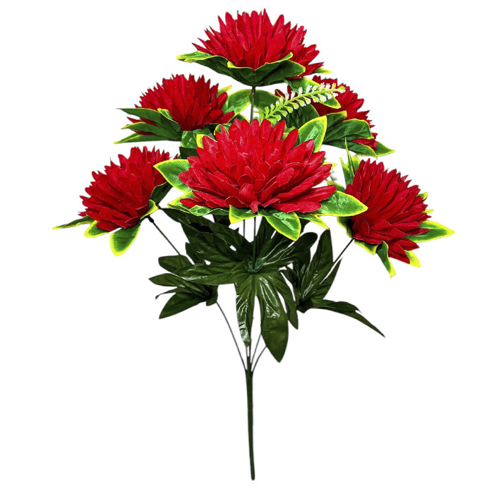 Штучні квіти букет айстри з коміром, 52см, фото 1