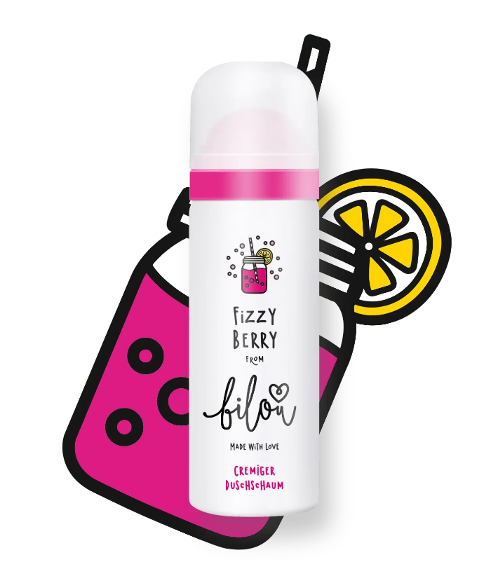 Міні-пінка для душу Bilou Fizzy Berry (50 мл)