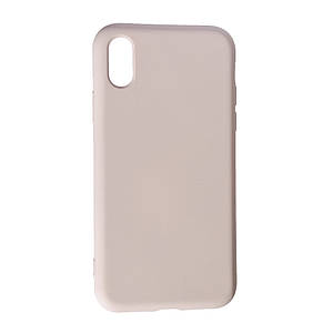 Силіконовий чохол Case SMTT (AA) для Apple iPhone X/Xs Pink Sand