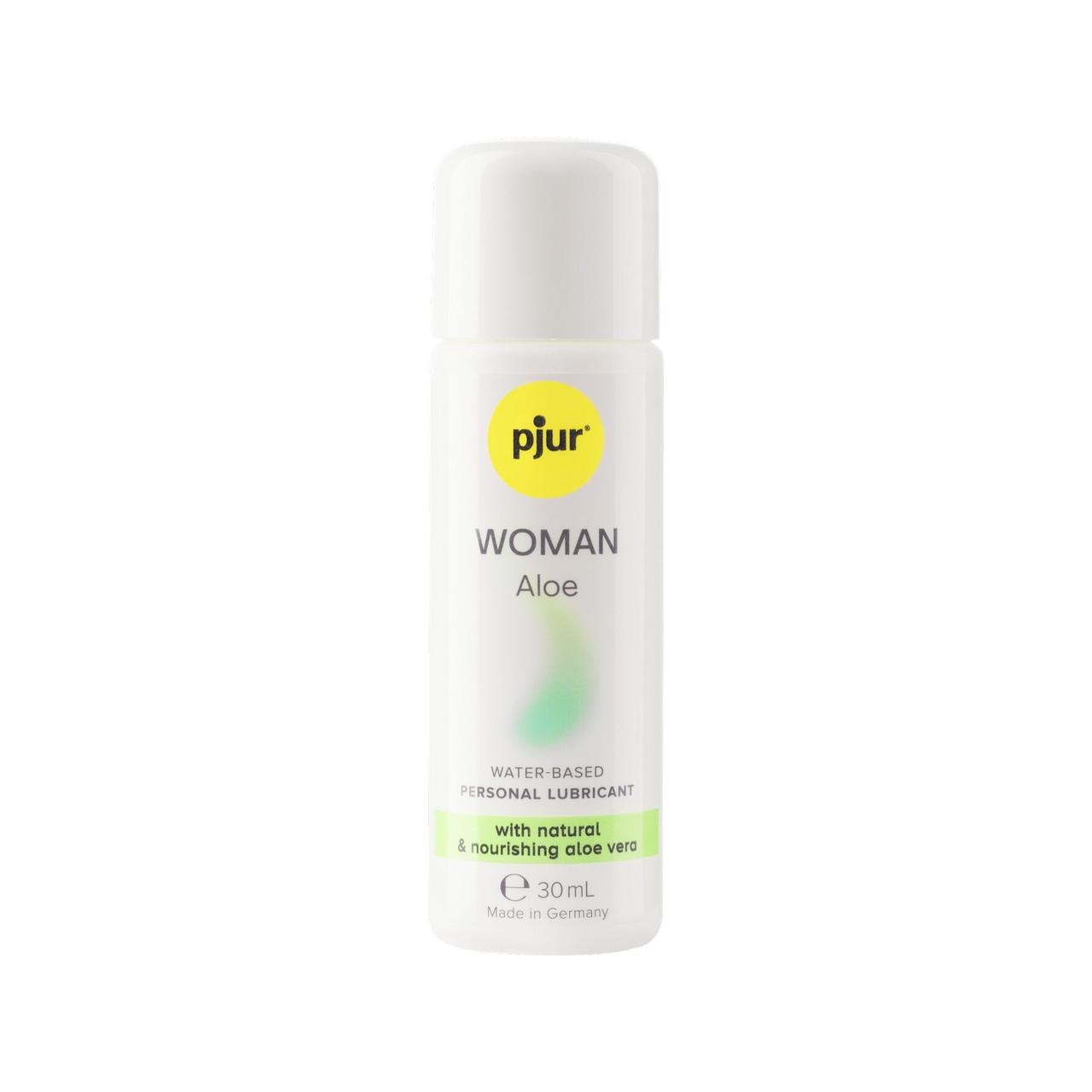 Лубрикант на водній основі pjur Woman Aloe 30 мл, з екстрактом алое, зволожувальний, без парабенів, фото 1