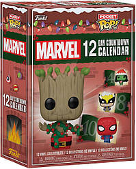 Адвент календар Funko Марвел 12 денний Marvel 12-Day Countdown Calendar WST MCC 12