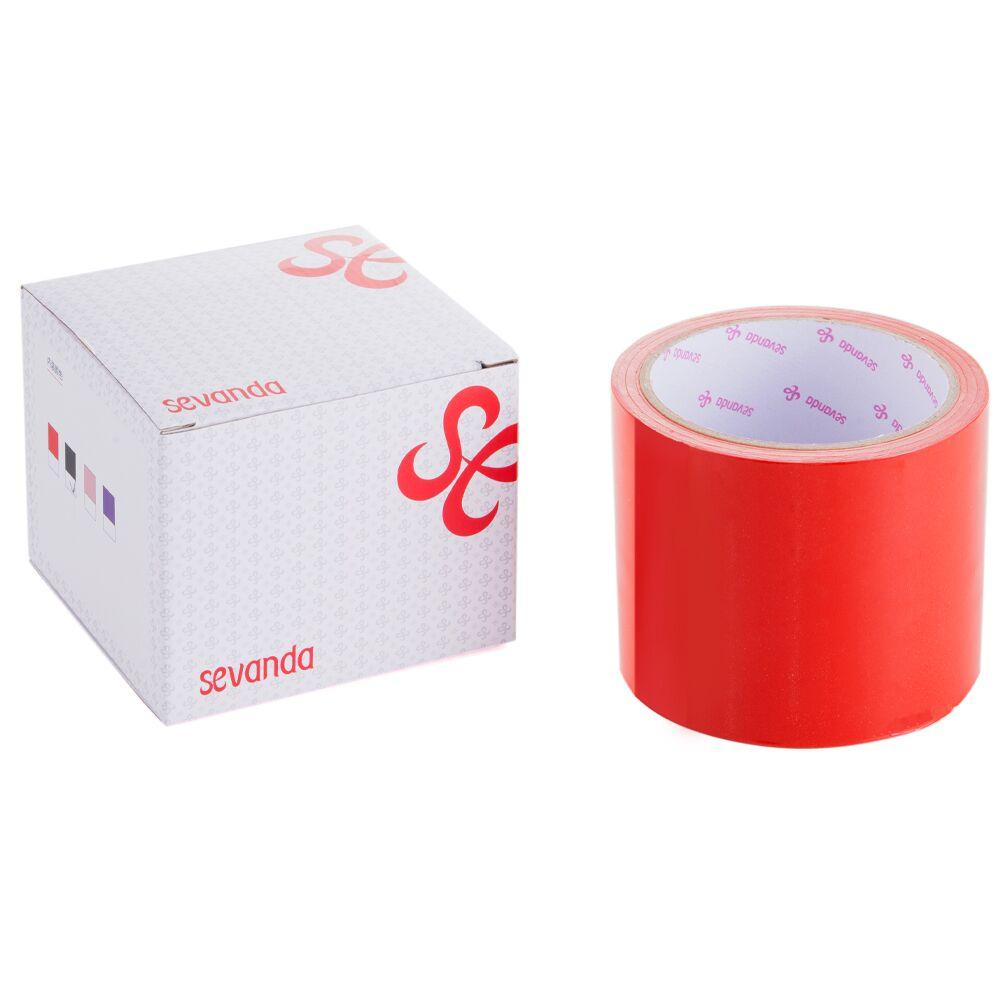 Скотч для бондажу LOCKINK SEVANDA Electrostatic Tape, червона, 16 м, фото 1