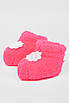 Пінетки дитячі для дівчинки махрові яскраво рожевого кольору р.0-3 196029T Безкоштовна доставка, фото 2
