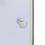 Душова кабіна Lidz Latwa SC80x80.SAT.LOW.GR, скло тоноване 4 мм без піддона, фото 5