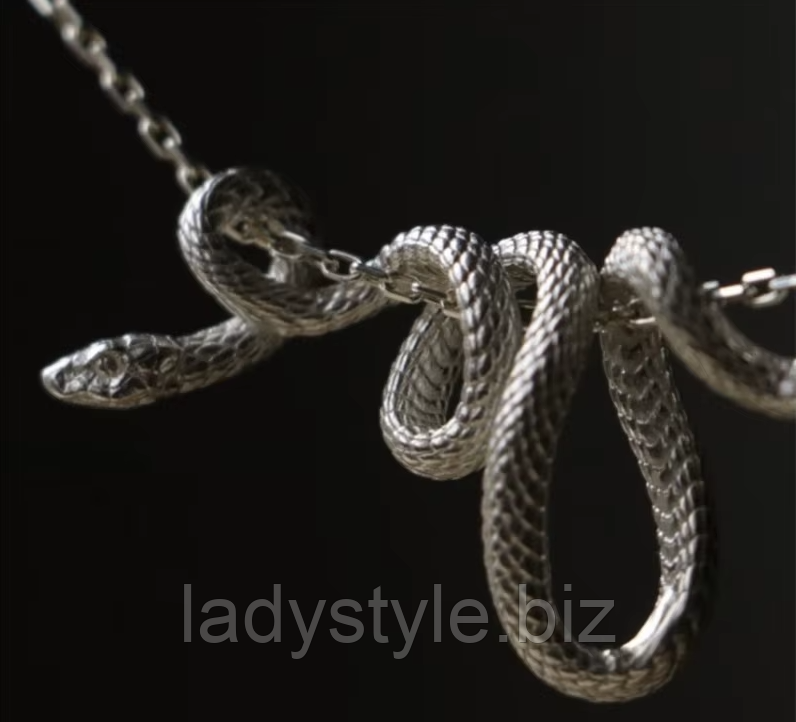 Кулон "Змія" на ланцюжку від студії LadyStyle.Biz
